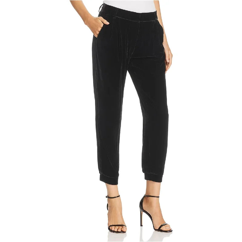 Parker Womens Velvet Casual Jogger Pants