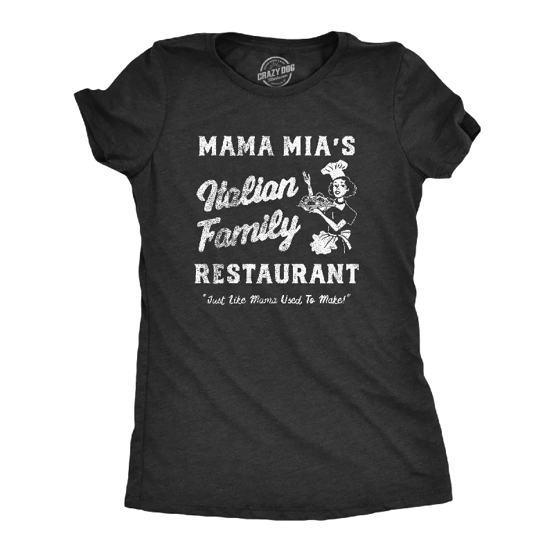 Mama Mias Italian Family Restaurant Women's T Shirt