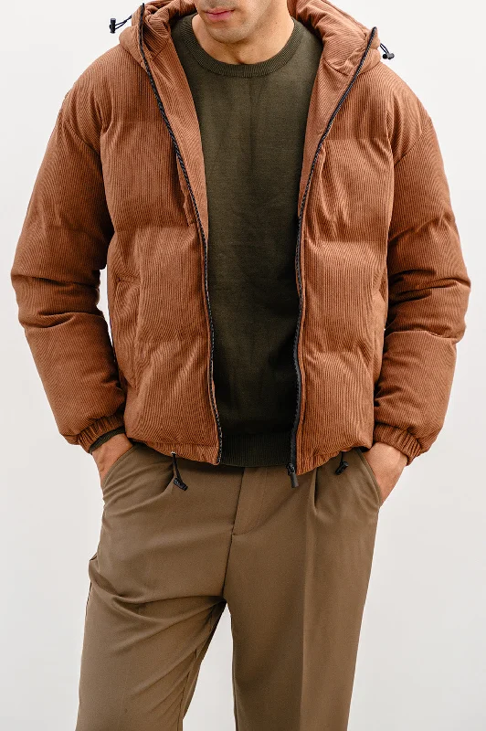 CORDUROY PUFFER JACKET