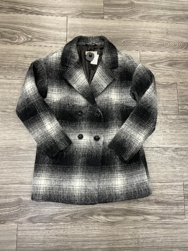 Coat Other By Clothes Mentor In Plaid Pattern, Size: M