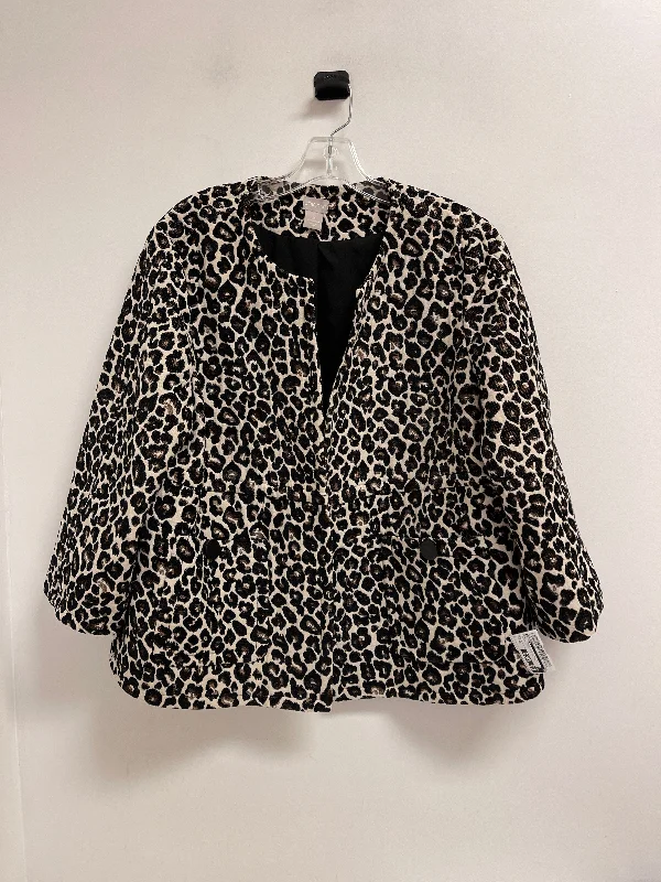 Coat Other By Chicos In Animal Print, Size: Xl