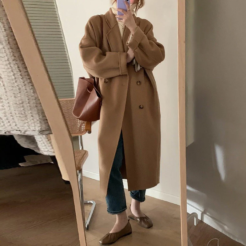 Double Face Wool Long Coat