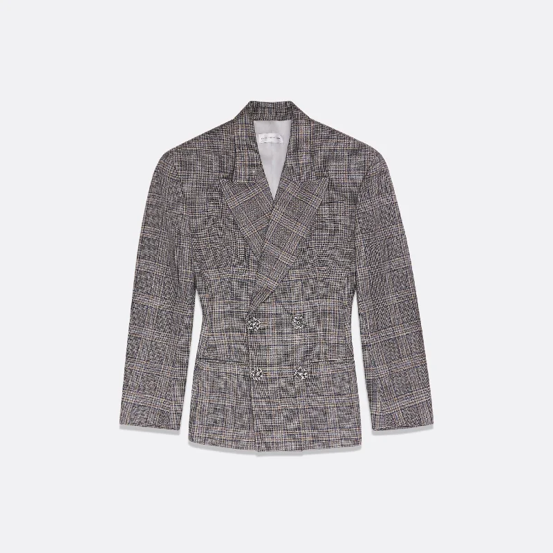 WOMEN'S TAILORED JACKET WITH LARGE SHOULDERS