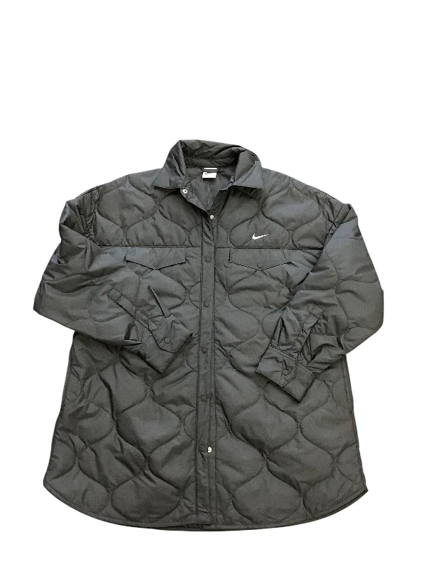 Coat Puffer & Quilted By Nike Apparel In Black, Size: M