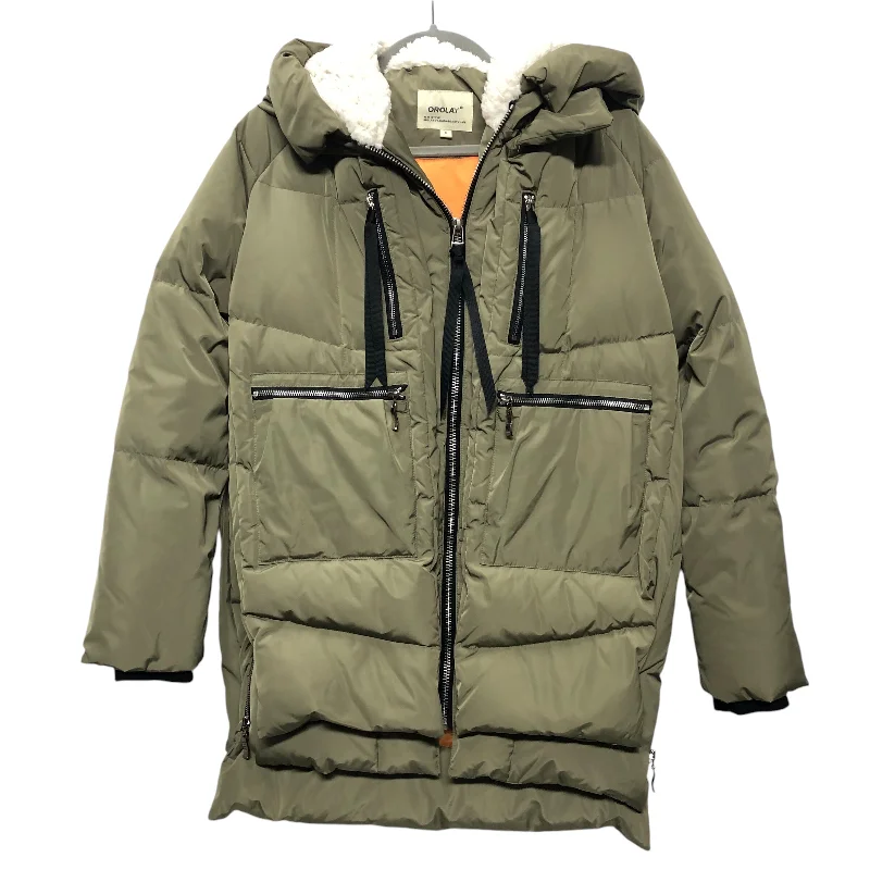 Coat Puffer & Quilted By Cmc In Green, Size:S