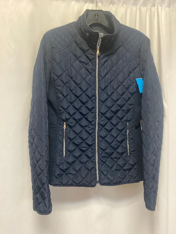 Coat Puffer & Quilted By Cmf In Blue, Size: M