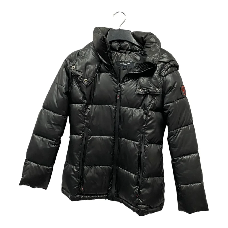 Coat Puffer & Quilted By Kenneth Cole In Black, Size:M