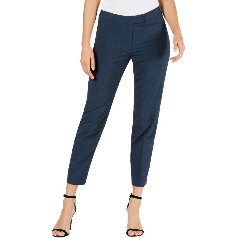 Anne Klein Womens Extended Tab Casual Trouser Pants, Blue, 16