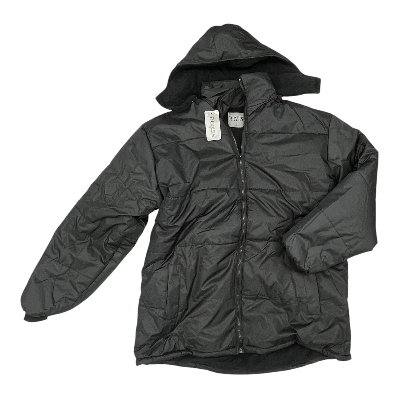 Coat Puffer & Quilted By Cmf In Black, Size:3X