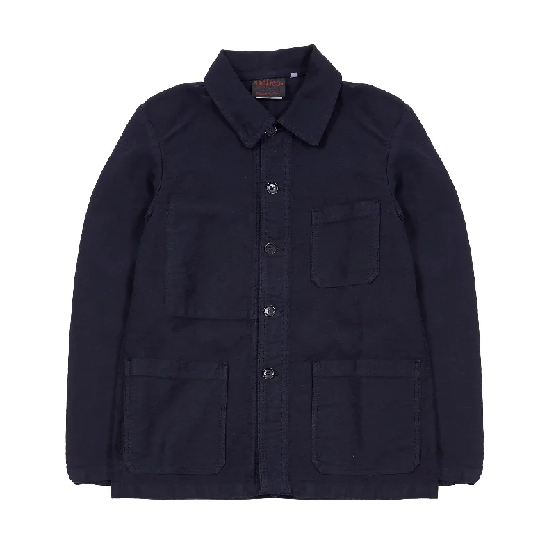 Vetra 3M55/5 French Moleskin Workwear Jacket in Navy