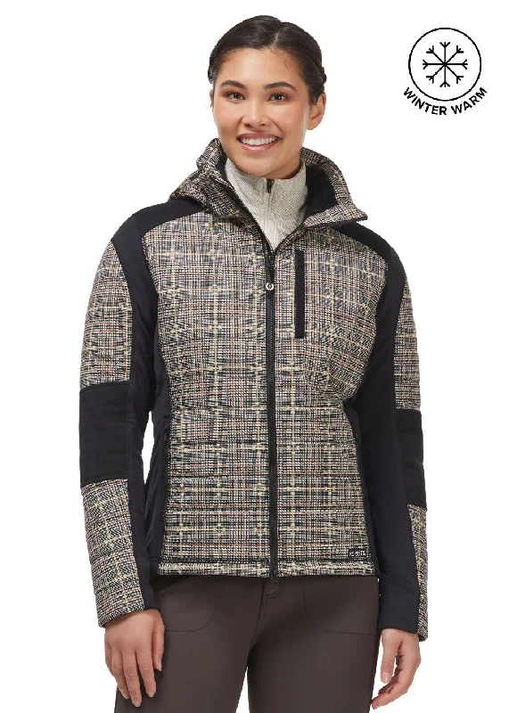 Bits of Plaid Quilted Equestrian Jacket