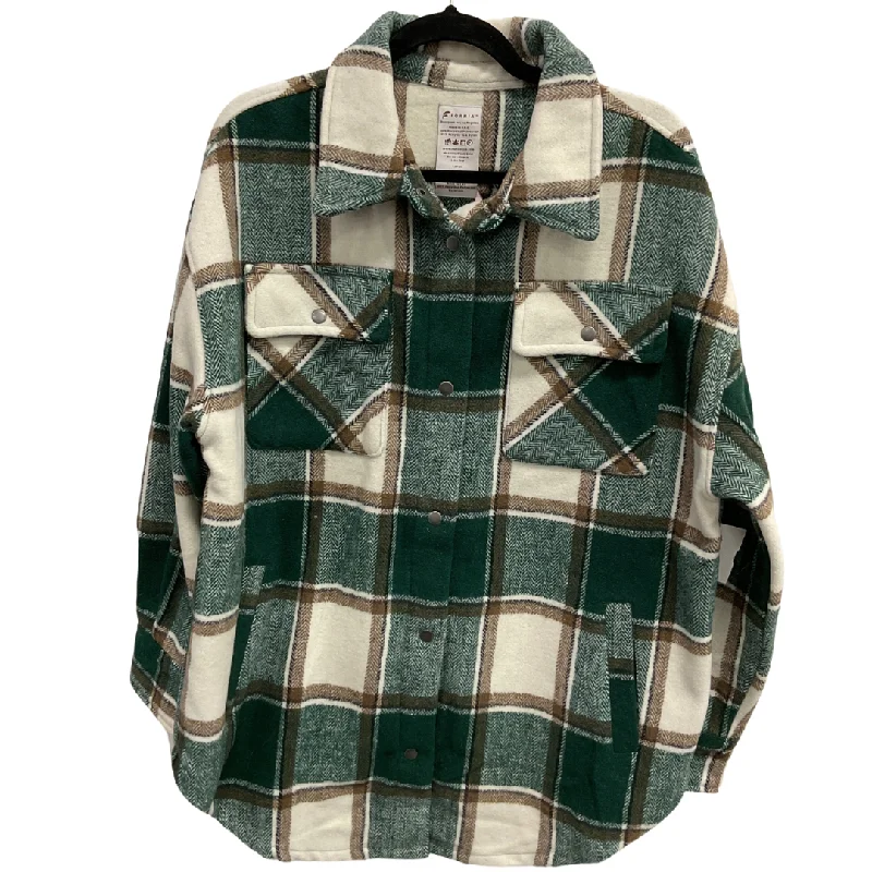 Coat Other By Clothes Mentor In Green & Tan, Size: L