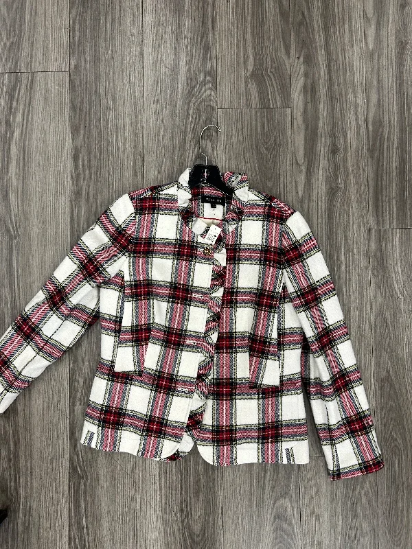 Coat Other By Talbots In Plaid Pattern, Size: 10