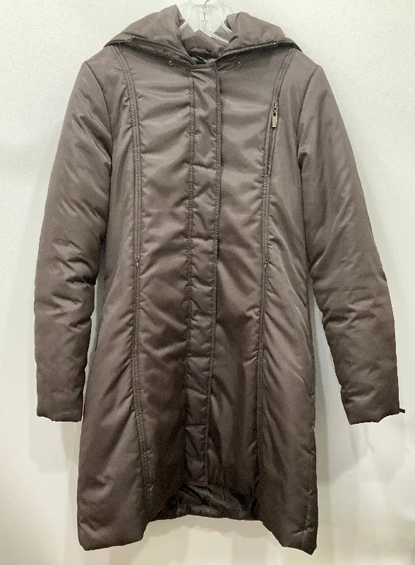 Coat Puffer & Quilted By Steve Madden In Brown, Size: M