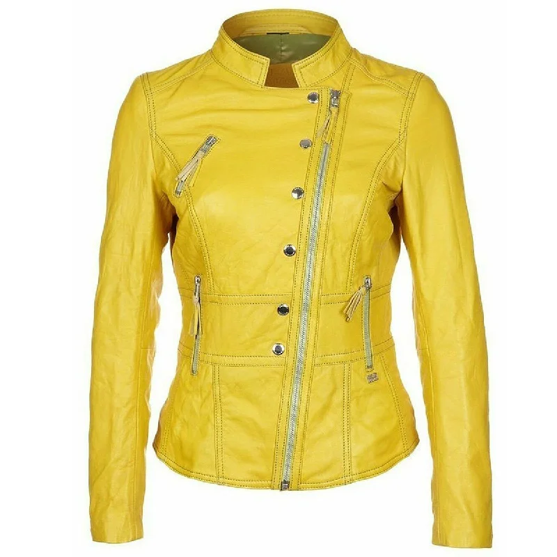 Women's Genuine Lambskin Leather Jacket