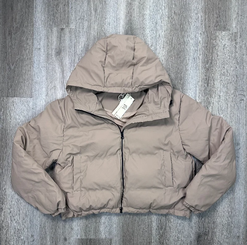 Coat Puffer & Quilted By Lovestitch In Tan, Size: L