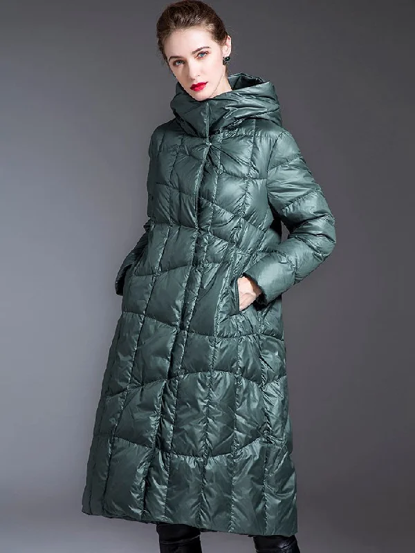 Chelsea Hooded Down Puffer Long Coat