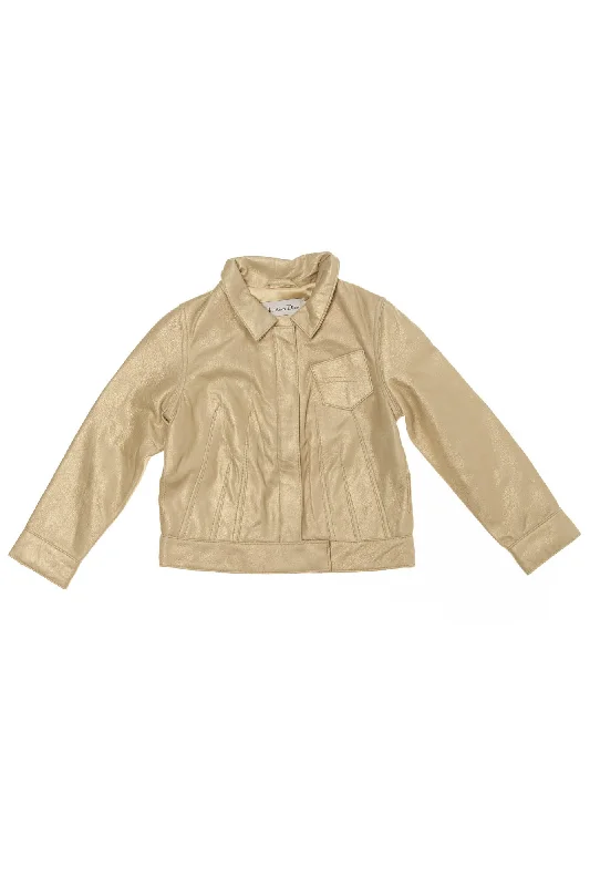 Christian Dior - Gold Brushed Lamb Leather Jacket - 4A