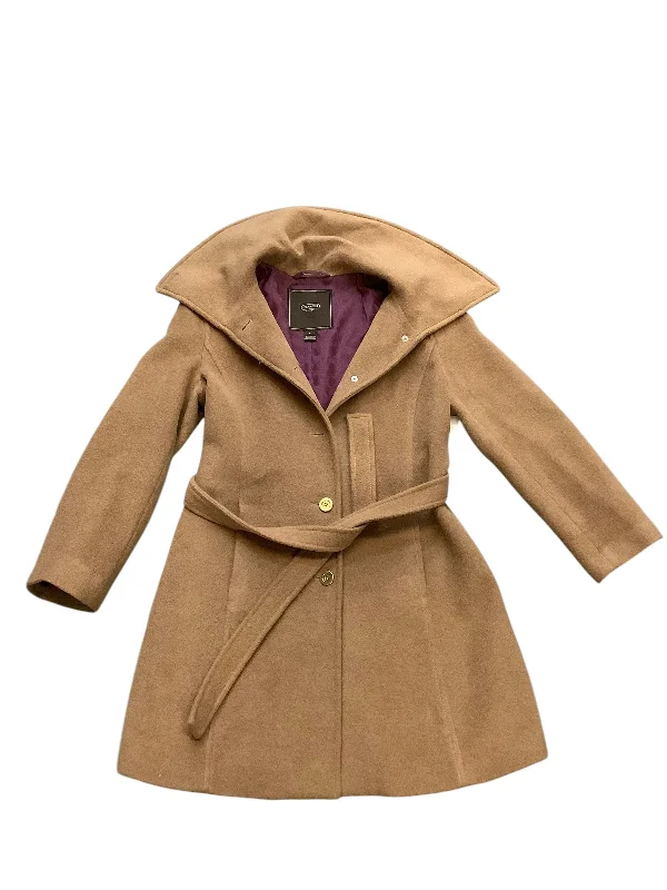 Coat Wool By Coach In Tan, Size: L