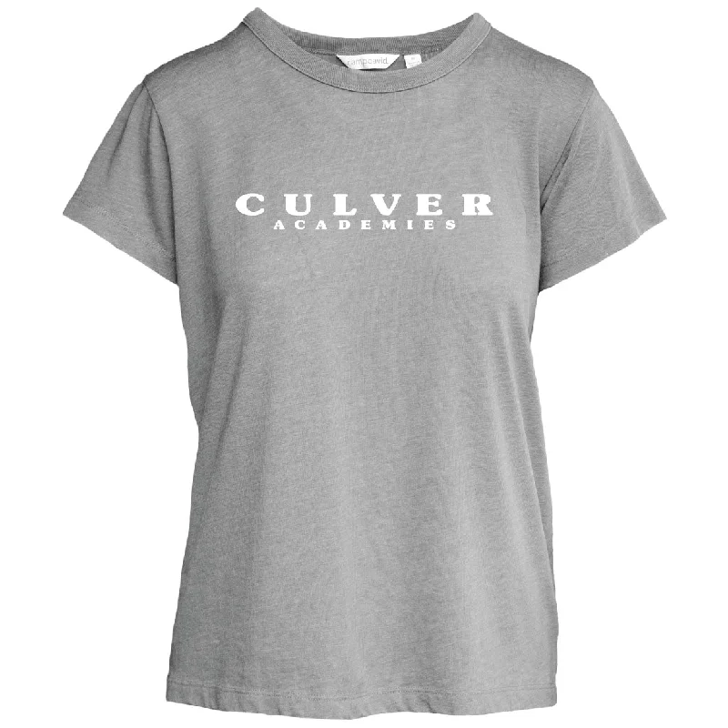 Womens Darby Tee - Athletic Grey