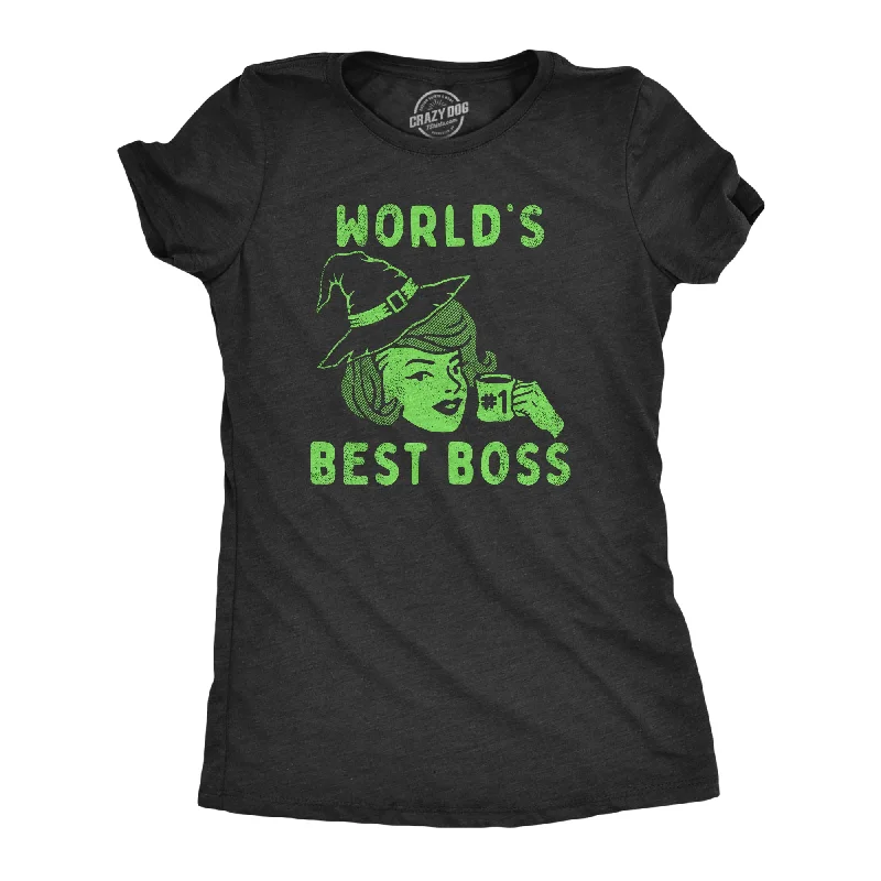 Worlds Best Boss Witch Women's T Shirt