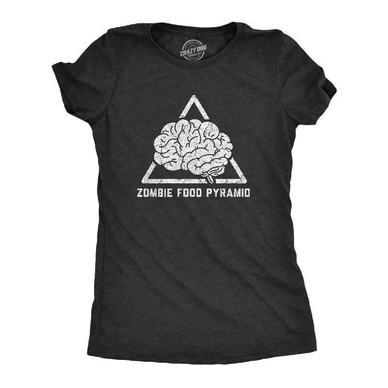 Zombie Food Pyramid Women's T Shirt