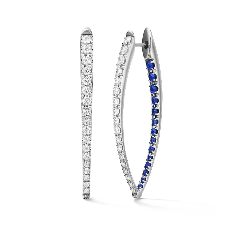 CRISTINA EARRING Large (Blue Sapphire)