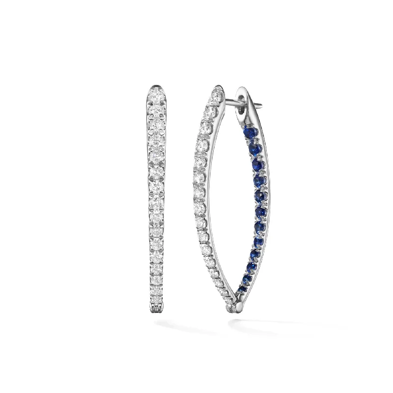 CRISTINA EARRING Medium (Blue Sapphire)