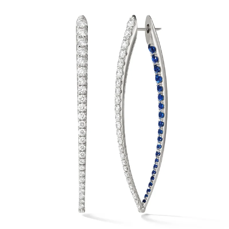 CRISTINA EARRING XL (Blue Sapphire)