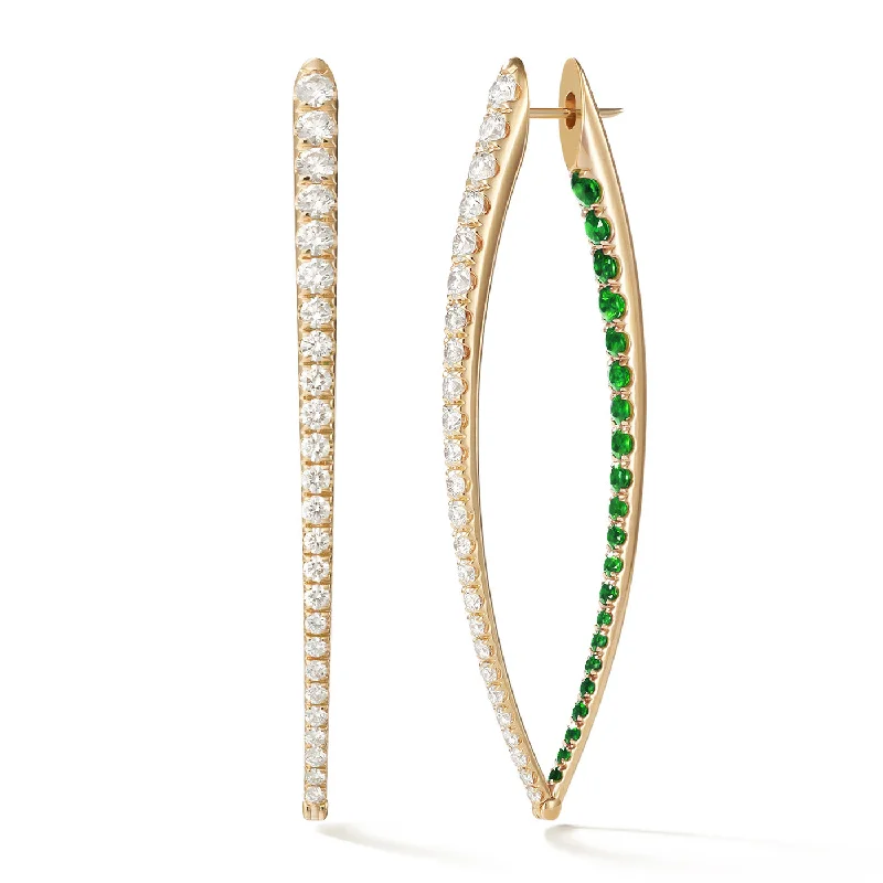 CRISTINA EARRING XL (Tsavorite Garnet)