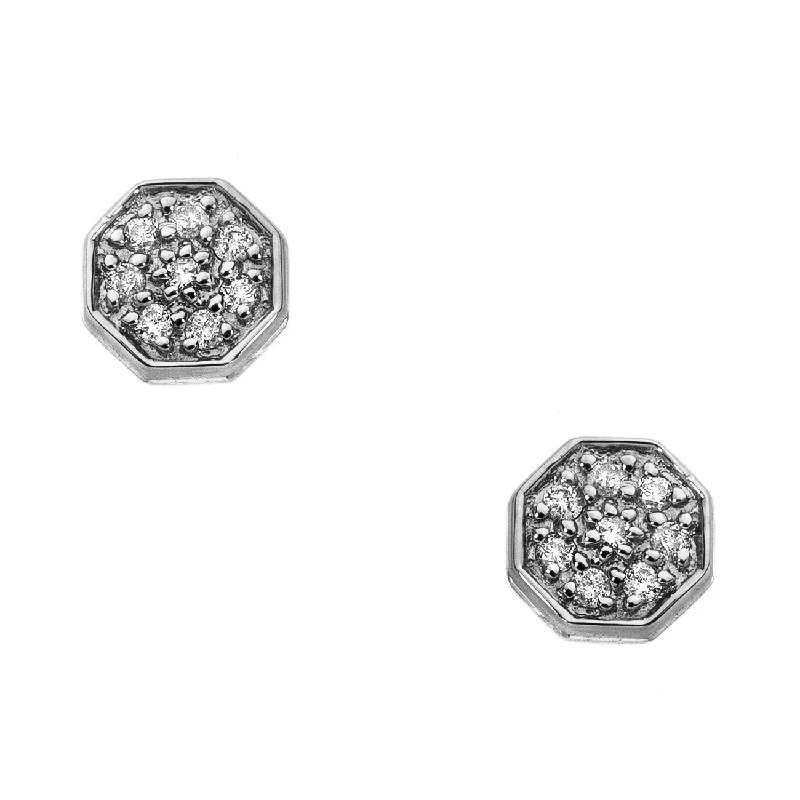 Elizabeth Studs Silver