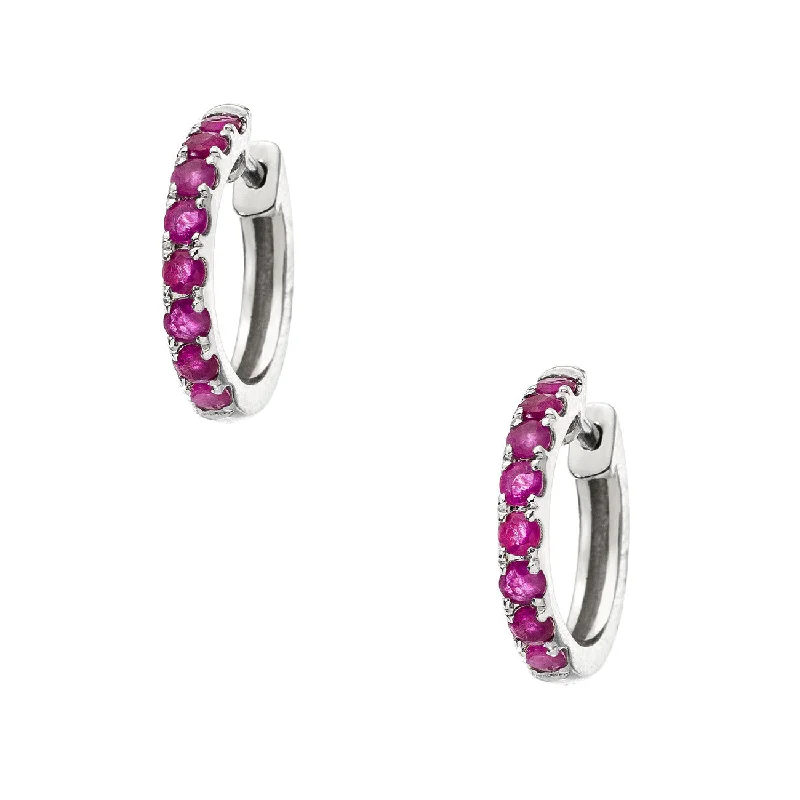 Lillian White Gold Ruby 2mm