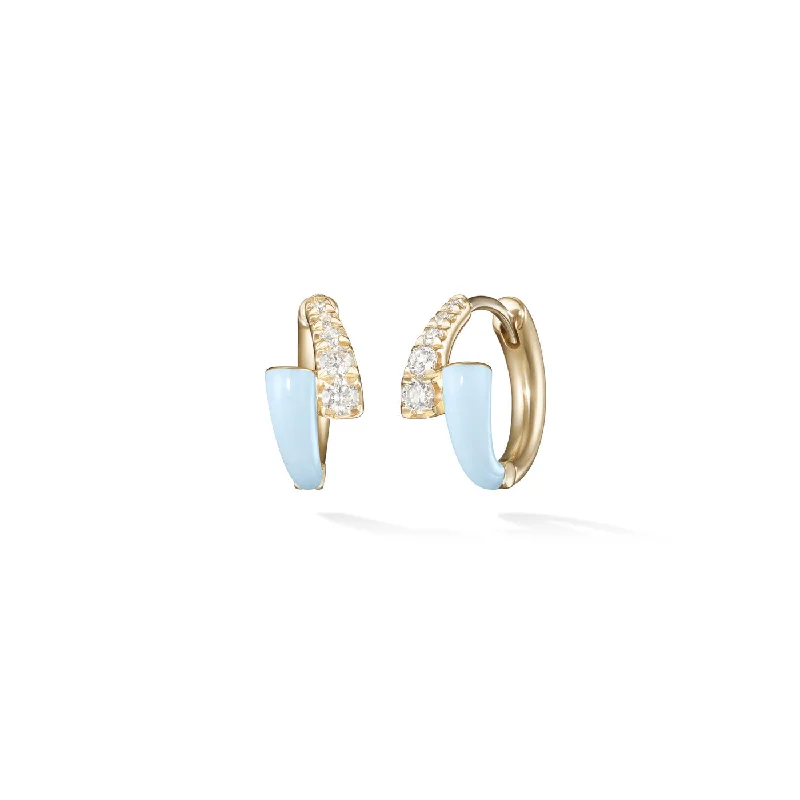 Pastel Blue / Yellow Gold