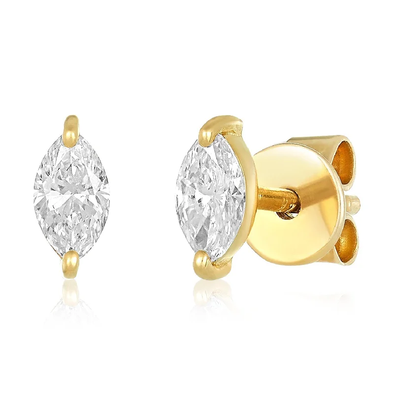 Marquise Fancy Shape Diamond Studs