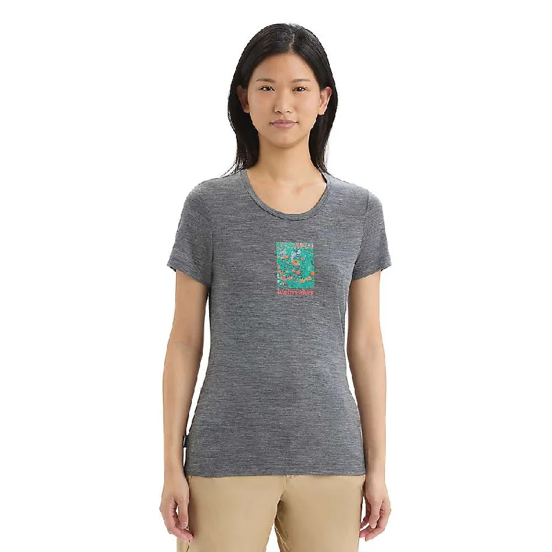 Icebreaker Womens Tech Lite II SS Tee - Wildflower Bloom