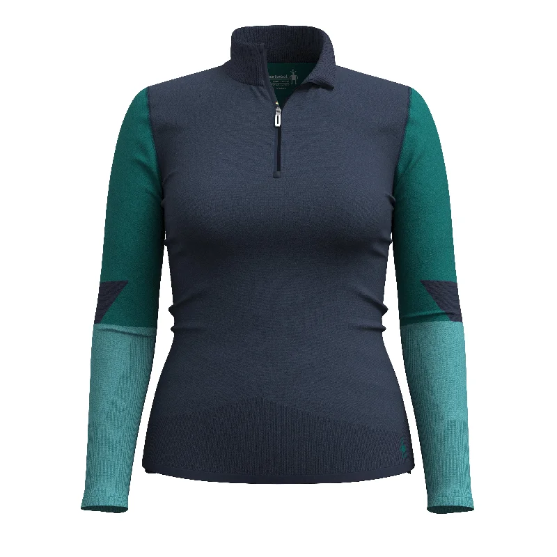 Intraknit Thermal Merino Base Layer Colorblock 1/4 Zip (Women's) - SW002837