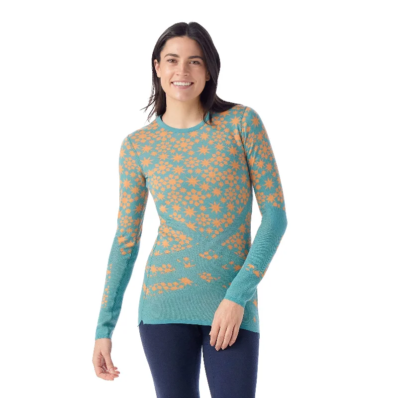 Intraknit Thermal Merino Base Layer Pattern Crew (Women's) - SW016412