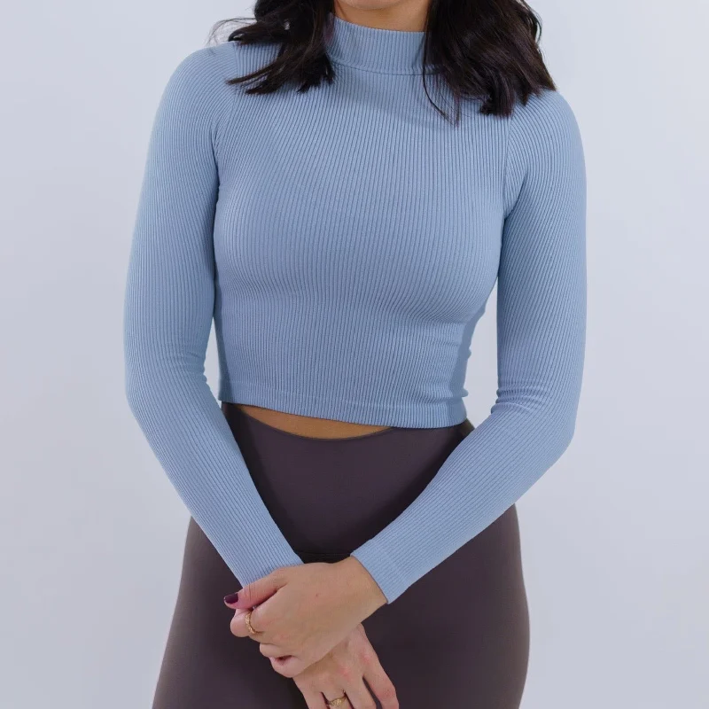 Women's Ribbed Turtleneck (Skyway)