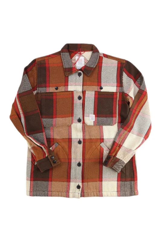 brown natural plaid:#7a3620