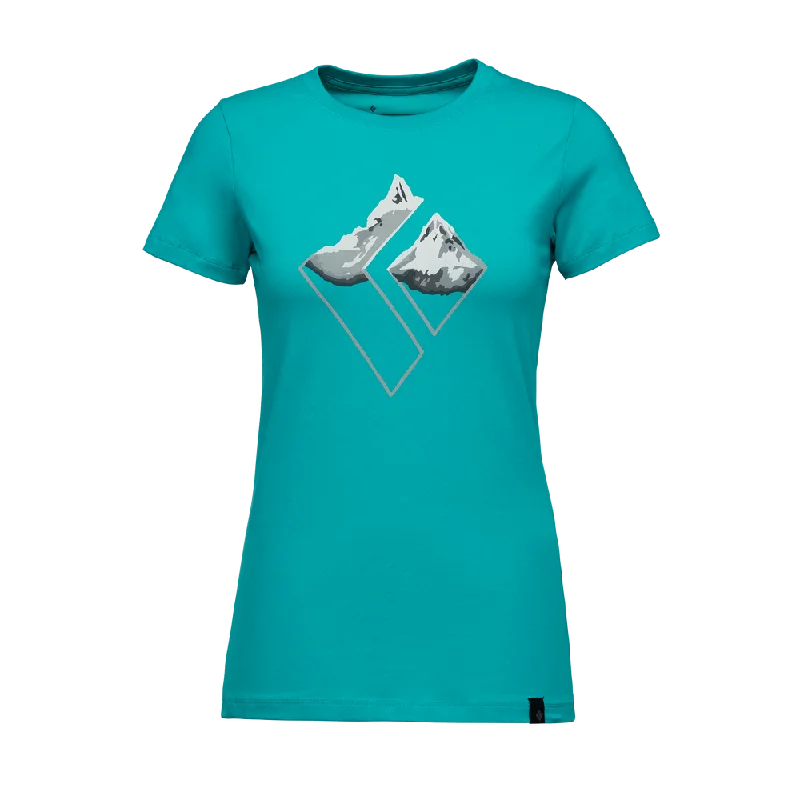 Womens Mountain Logo Short Sleeve T-Shirt