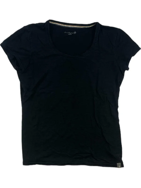 Womens Solid Scoop Tee