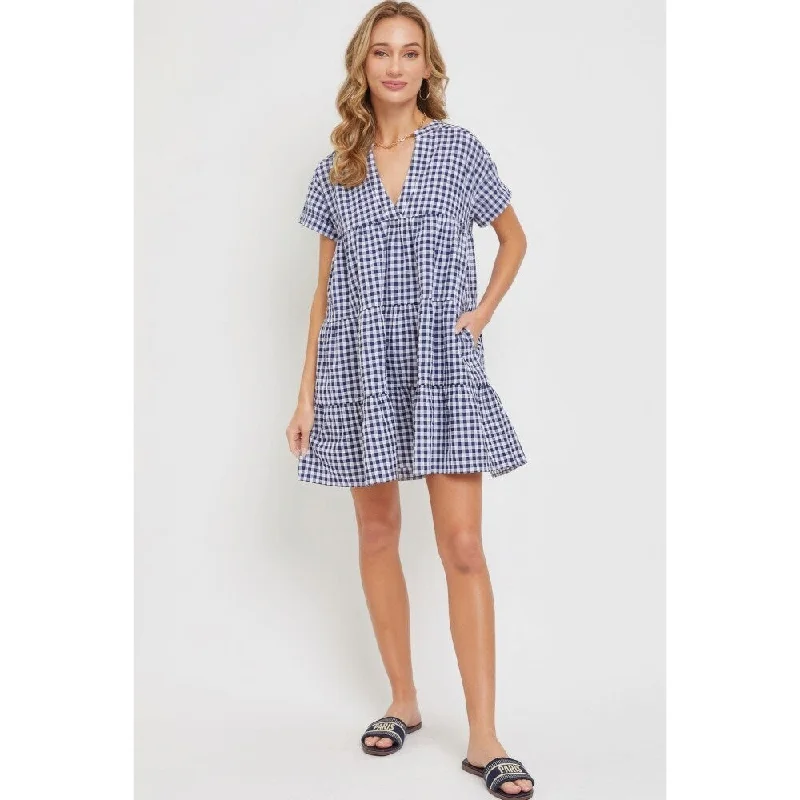 Bodydoll Gingham Dress, Flowy Comfort & Timeless Charm for Every Occasion