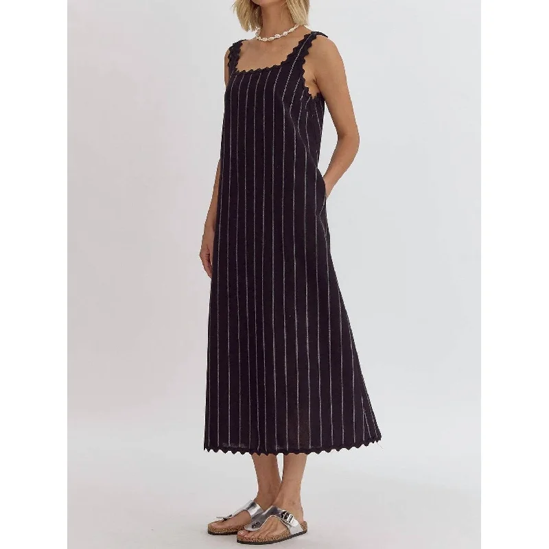 Entro - Ric Rac Striped Dress