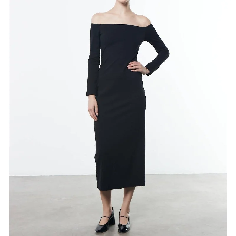 Enza Costa - Off-Shoulder Ankle Dress