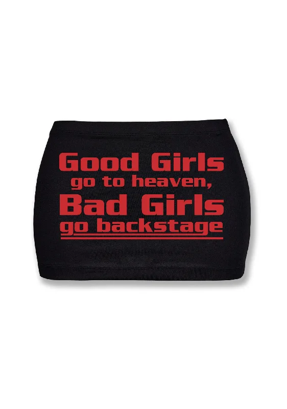 Bad Girls Go Backstage Y2K Mini Hip Skirt Cherrykitten