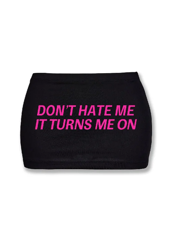 It Turns Me On Y2K Mini Hip Skirt Cherrykitten