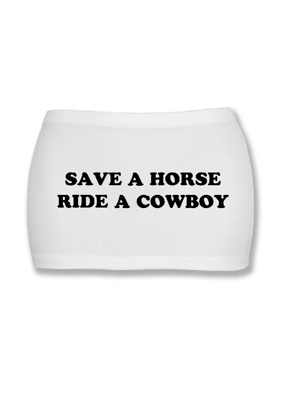 Save A Horse Y2K Mini Hip Skirt Cherrykitten