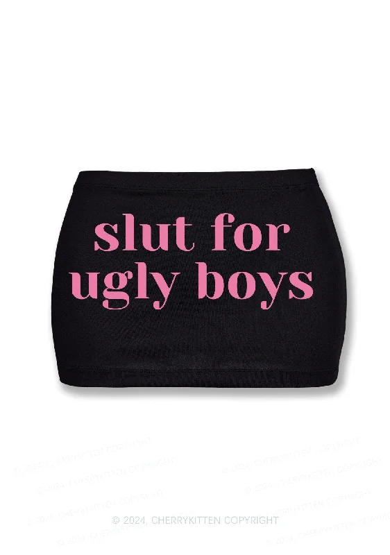 Ugly Boys Y2K Mini Hip Skirt Cherrykitten