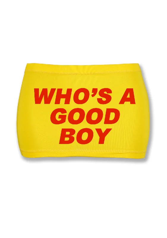 Who's A Good Boy Y2K Mini Hip Skirt Cherrykitten